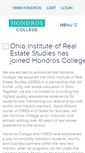 Mobile Screenshot of ohiorealestateschool.com